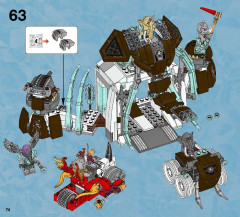 LEGO 70226 instructions page 74 – build guide