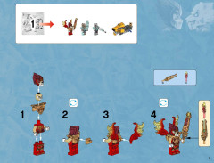 LEGO 70227 instructions page 3 – build guide
