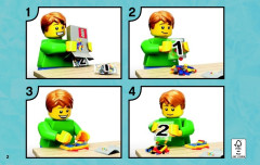 LEGO 70228 instructions page 2 – build guide