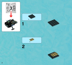 LEGO 70228 instructions page 2 – build guide