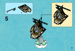 LEGO 70232 instructions page 9 – build guide