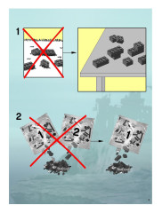 LEGO 7029 instructions page 3 – build guide