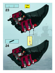 LEGO 7029 instructions page 17 – build guide