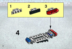 LEGO 7030 instructions page 4 – build guide