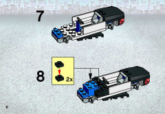 LEGO 7030 instructions page 6 – build guide