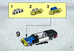 LEGO 7030 instructions page 7 – build guide
