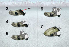 LEGO 7031 instructions page 3 – build guide