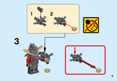 LEGO 70310 instructions page 5 – build guide