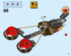 LEGO 70314 instructions page 45 – build guide