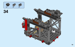 LEGO 70316 instructions page 73 – build guide