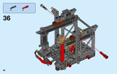 LEGO 70316 instructions page 76 – build guide
