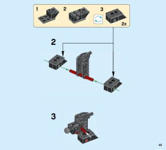 LEGO 70326 instructions page 43 – build guide