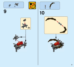 LEGO 70327 instructions page 9 – build guide