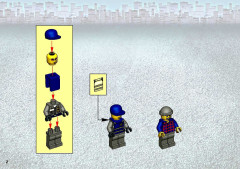 LEGO 7033 instructions page 2 – build guide