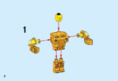 LEGO 70336 instructions page 2 – build guide