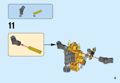LEGO 70336 instructions page 9 – build guide