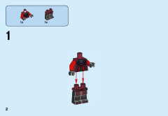 LEGO 70338 instructions page 2 – build guide