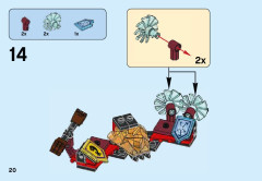 LEGO 70338 instructions page 20 – build guide