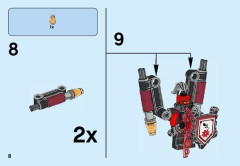 LEGO 70338 instructions page 8 – build guide