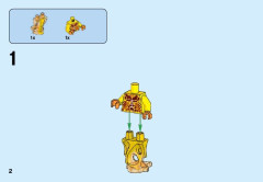 LEGO 70339 instructions page 2 – build guide