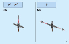 LEGO 70349 instructions page 45 – build guide