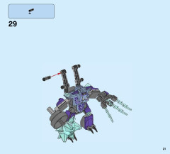 LEGO 70351 instructions page 21 – build guide