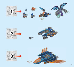 LEGO 70351 instructions page 3 – build guide