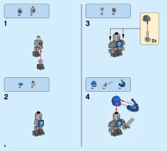 LEGO 70351 instructions page 6 – build guide