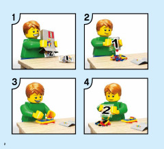 LEGO 70353 instructions page 2 – build guide