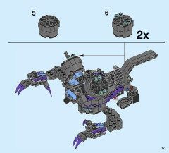 LEGO 70353 instructions page 57 – build guide