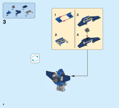 LEGO 70353 instructions page 6 – build guide