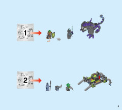 LEGO 70355 instructions page 3 – build guide