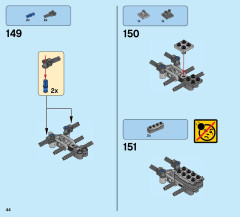 LEGO 70355 instructions page 44 – build guide