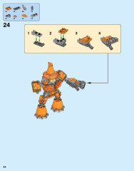 LEGO 70357 instructions page 44 – build guide