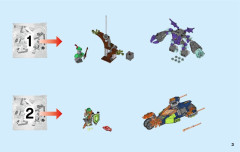 LEGO 70358 instructions page 3 – build guide