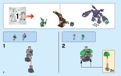 LEGO 70358 instructions page 4 – build guide