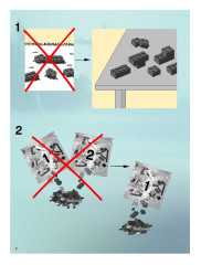 LEGO 7036 instructions page 2 – build guide