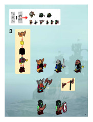 LEGO 7036 instructions page 3 – build guide