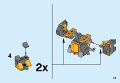 LEGO 70365 instructions page 13 – build guide
