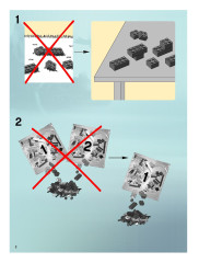 LEGO 7037 instructions page 2 – build guide