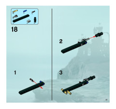 LEGO 7038 instructions page 21 – build guide