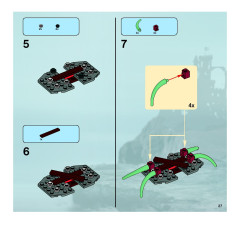 LEGO 7038 instructions page 27 – build guide