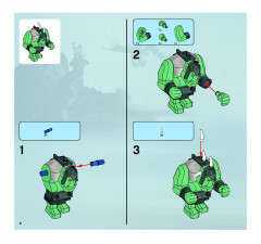 LEGO 7038 instructions page 4 – build guide