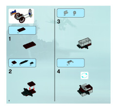 LEGO 7038 instructions page 6 – build guide