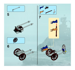 LEGO 7038 instructions page 7 – build guide