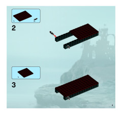 LEGO 7038 instructions page 9 – build guide