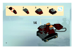 LEGO 7040 instructions page 14 – build guide