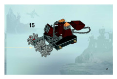 LEGO 7040 instructions page 17 – build guide