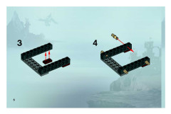 LEGO 7040 instructions page 6 – build guide