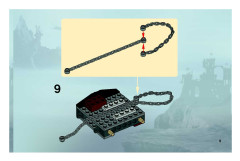 LEGO 7040 instructions page 9 – build guide